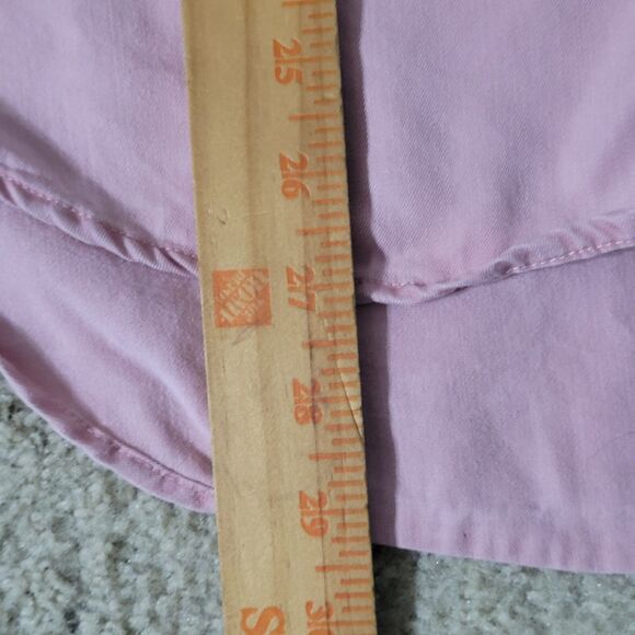 Old Navy Shirt Womens M Mauve Pink LS Button Up The Tunic Shirt Beach Tropical - Picture 5 of 12